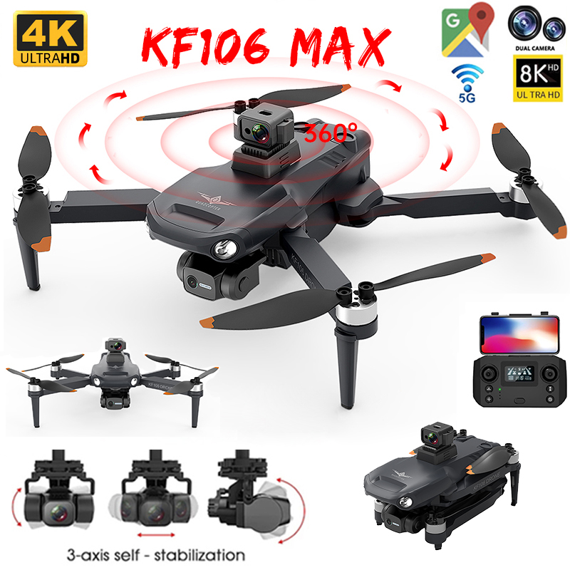 Drone Camera Wide Angle - Drone KF106 Max Baru 2022 8K