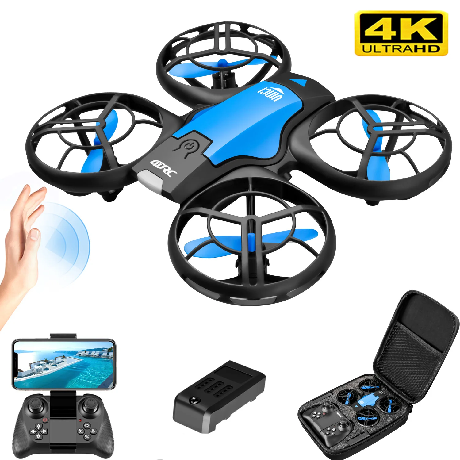 Drone Camera Professional - V8 Drone Mini Baru 4K Profesional