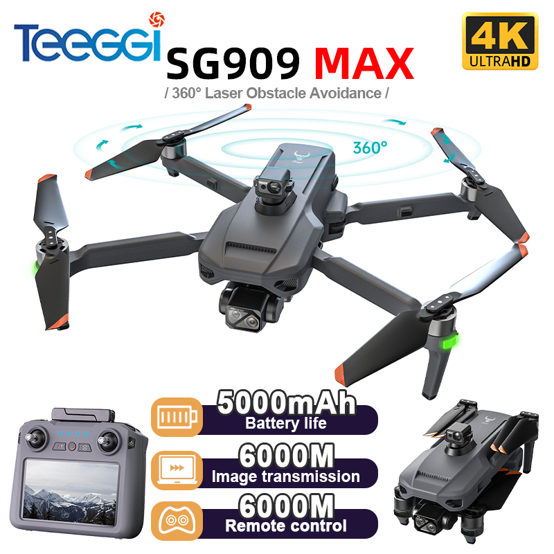 Drone Camera Lens - Teeggi SG909 MAX GPS Drone Dengan
