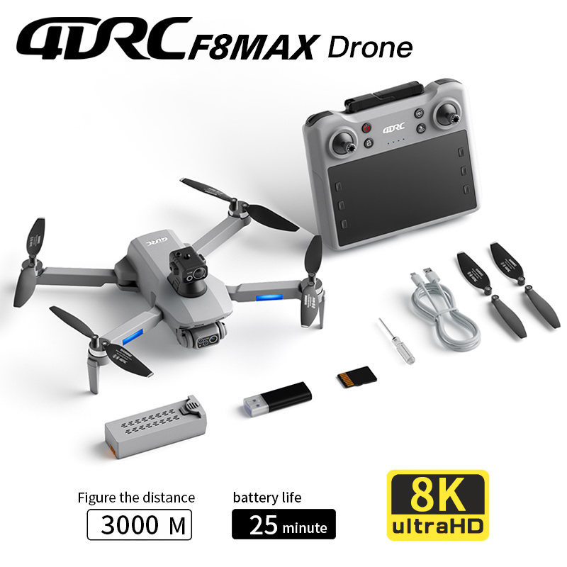 Drone Camera Mount - Drone Profesional F8 MAX GPS dengan