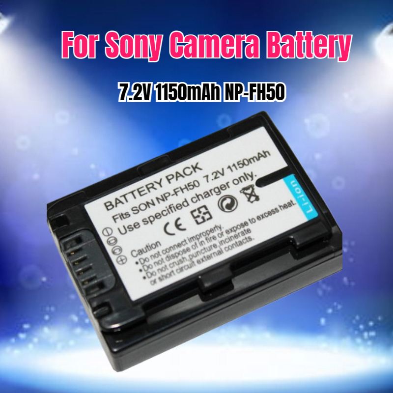 Drone Camera Action - Baterai Kamera 7.2V 1150mAh NP-FH50 untuk