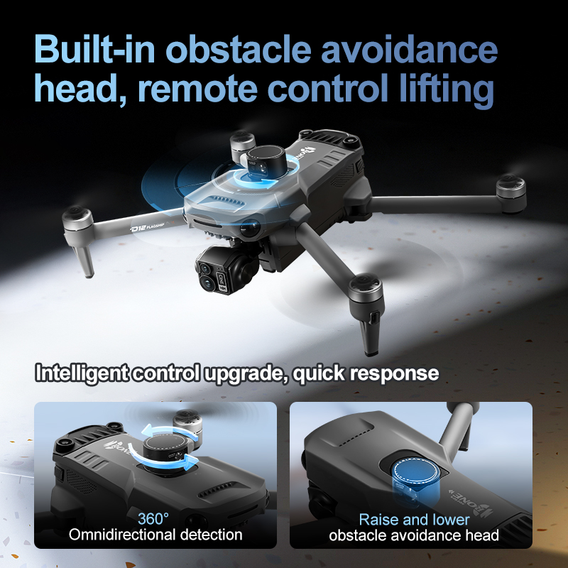 Drone RC Quadcopter 8K 3 Axis  - Drone Camera With Gimbal ulasan dan harga