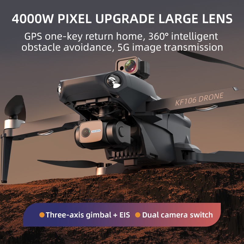 Drone KF106 Max Baru 2022 8K P - Drone Camera Wide Angle ulasan dan harga
