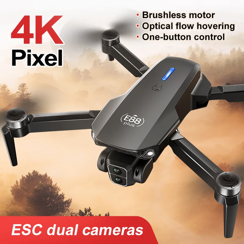 Drone Quadcopter E88 Plus baru - Drone Camera Hd ulasan dan harga