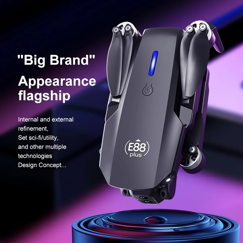 Drone Quadcopter E88 Plus baru - Drone Camera Hd ulasan dan harga