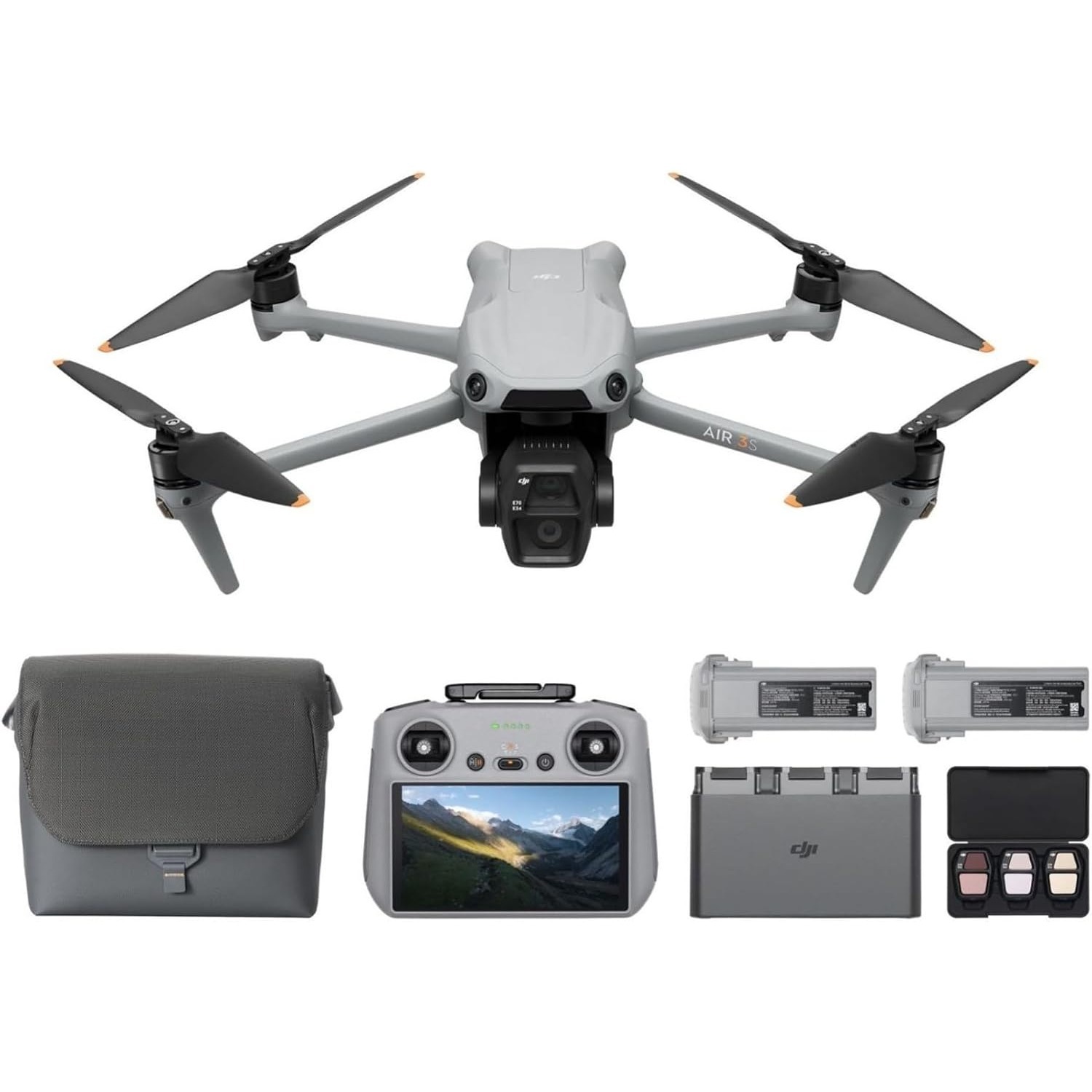 DJI Air 3S Fly More Combo (Rem - Drone Camera Wide Angle ulasan dan harga