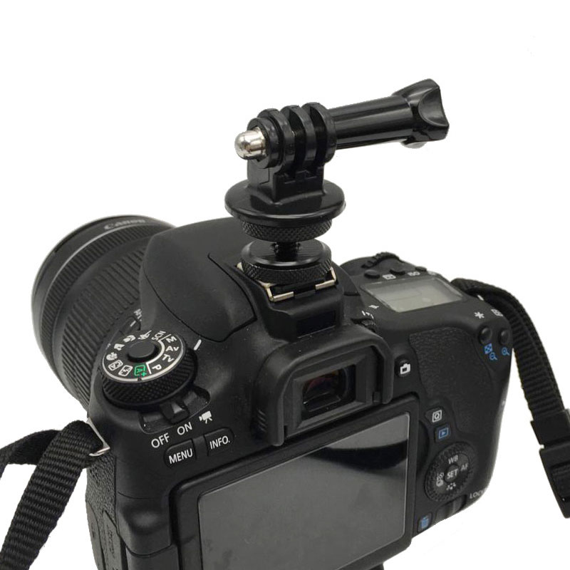 Adaptor Flash Hot Shoe DSLR un - Drone Camera Action ulasan dan harga