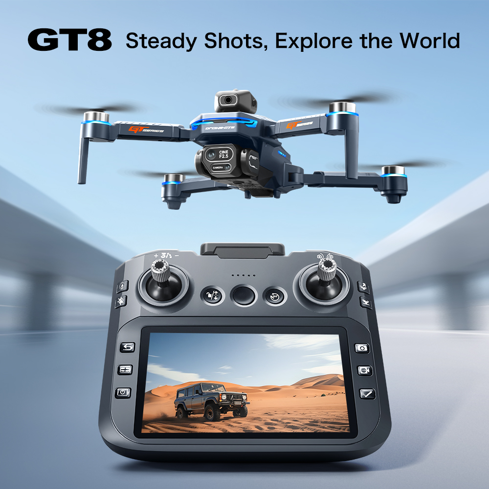 Drone Udara GT8 Penghindar Rin - Drone Camera 4K ulasan dan harga