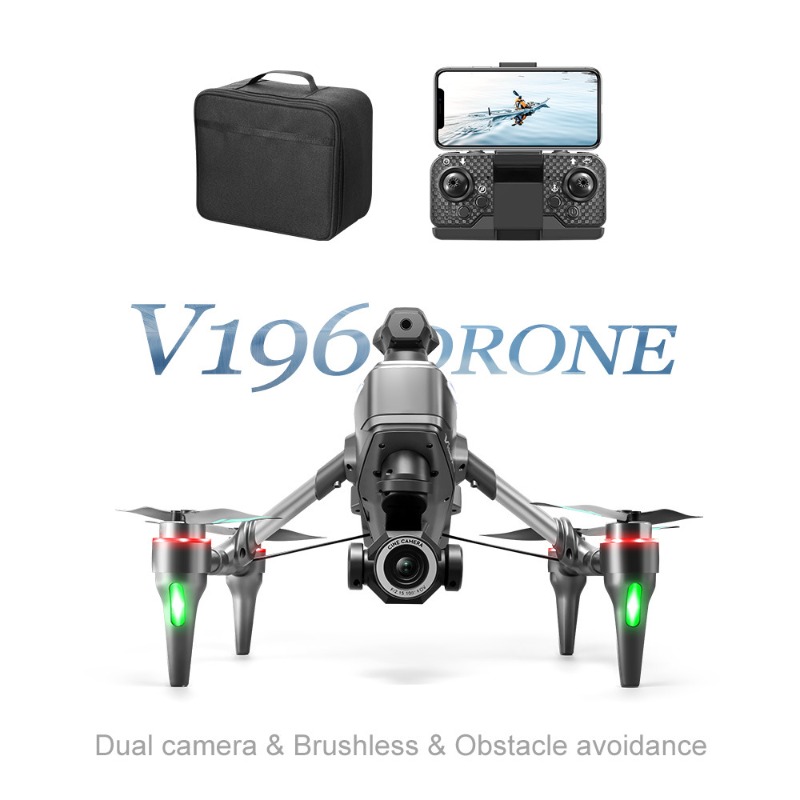 2025 V196 Drone Penghindar Rin - Drone Camera 4K ulasan dan harga